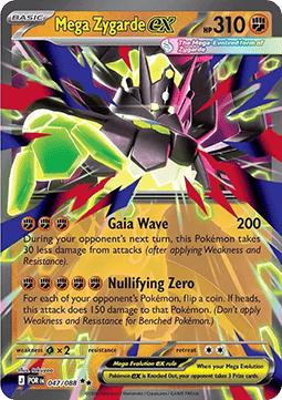 Mega Zygarde ex 047/088 — Perfect Order (English Pokémon TCG card)
