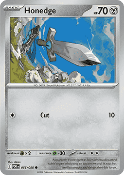 Honedge 056/088 — Perfect Order (English Pokémon TCG card)