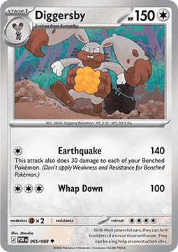Diggersby 065/088 — Perfect Order (English Pokémon TCG card)