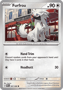 Furfrou 067/088 — Perfect Order (English Pokémon TCG card)