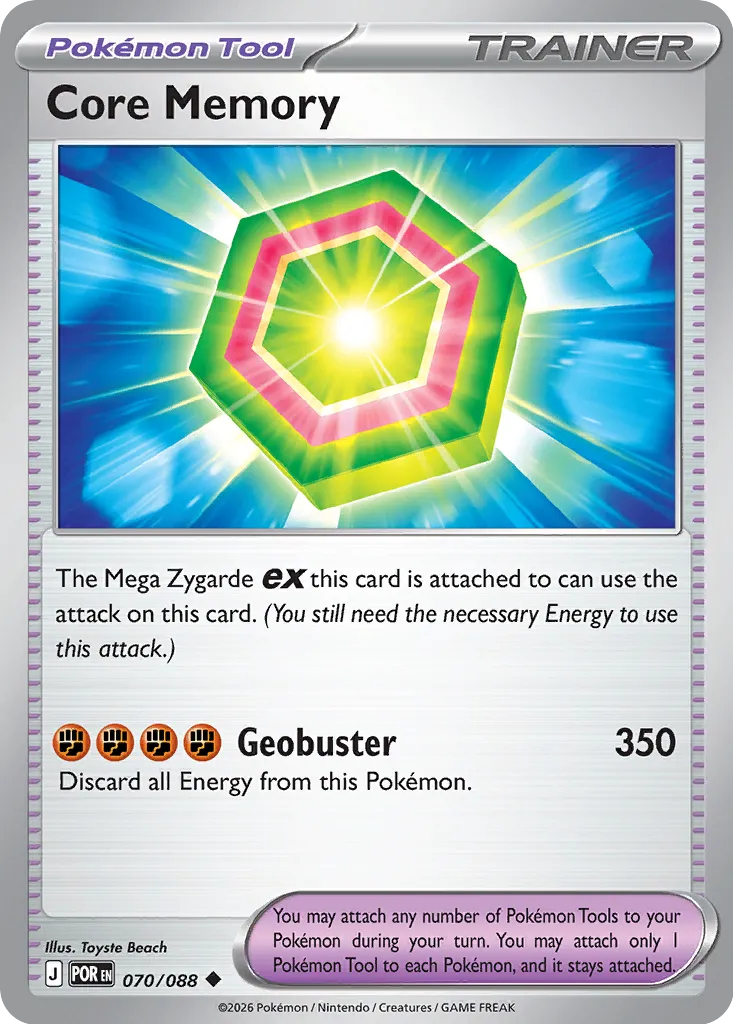 Core Memory 070/124 — Perfect Order (English Pokémon TCG card)