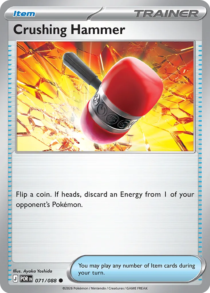 Crushing Hammer 071/124 — Perfect Order (English Pokémon TCG card)