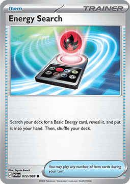 Energy Search 072/088 — Perfect Order (English Pokémon TCG card)