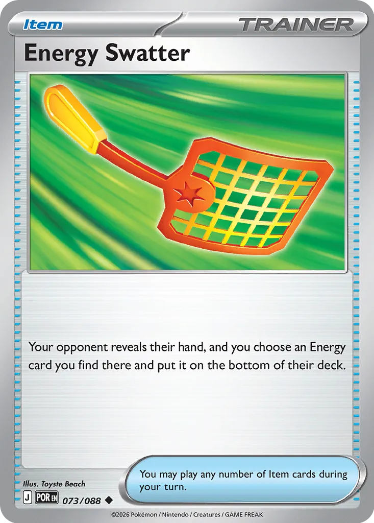 Energy Swatter 073/124 — Perfect Order (English Pokémon TCG card)