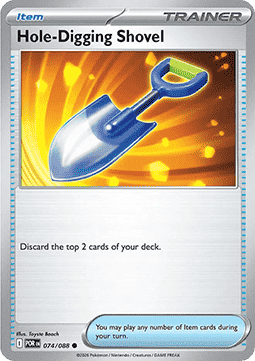 Hole-Digging Shovel 074/088 — Perfect Order (English Pokémon TCG card)