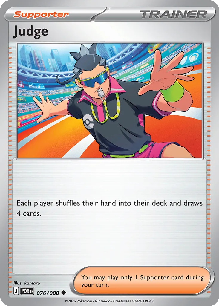 Judge 076/124 — Perfect Order (English Pokémon TCG card)