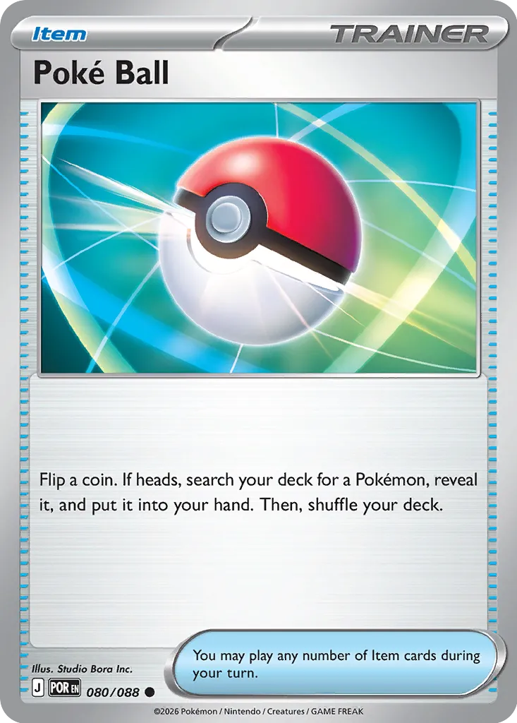 Poké Ball 080/124 — Perfect Order (English Pokémon TCG card)