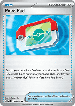 Poké Pad 081/088 — Perfect Order (English Pokémon TCG card)