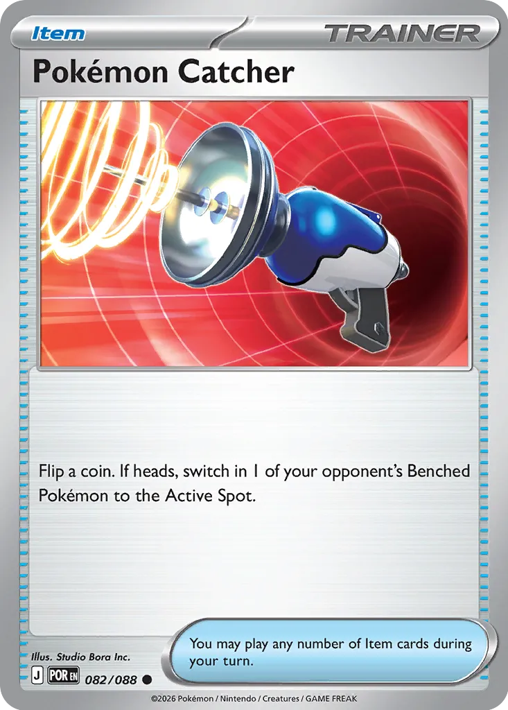 Pokémon Catcher 082/124 — Perfect Order (English Pokémon TCG card)