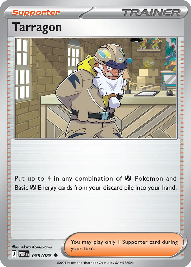 Tarragon 085/124 — Perfect Order (English Pokémon TCG card)