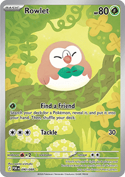 Rowlet 090/088 — Perfect Order (English Pokémon TCG card)