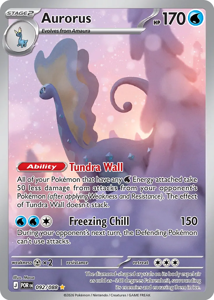 Aurorus 092/124 — Perfect Order (English Pokémon TCG card)