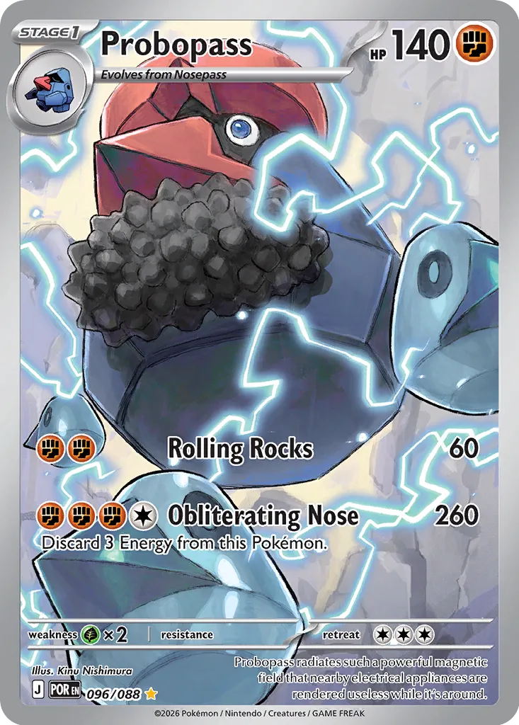 Probopass 096/124 — Perfect Order (English Pokémon TCG card)