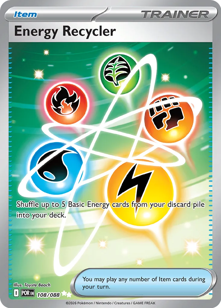 Energy Recycler 108/124 — Perfect Order (English Pokémon TCG card)