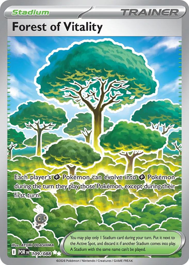 Forest of Vitality 109/124 — Perfect Order (English Pokémon TCG card)