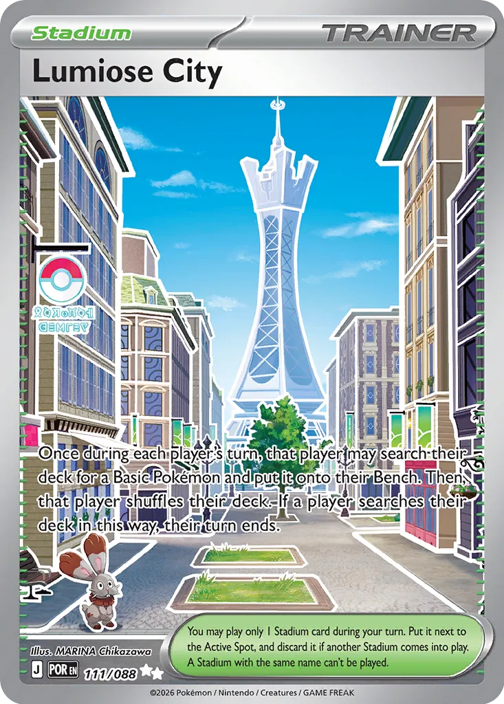 Lumiose City 111/124 — Perfect Order (English Pokémon TCG card)