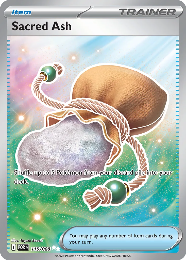 Sacred Ash 115/124 — Perfect Order (English Pokémon TCG card)