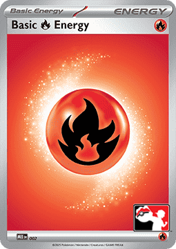 Basic Fire Energy 002 — Play! Pokemon Prize Pack Series Nine (English Pokémon TCG card)