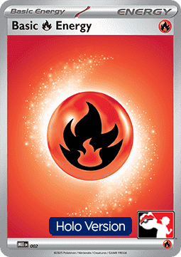 Basic Fire Energy 002 — Play! Pokemon Prize Pack Series Nine (English Pokémon TCG card)