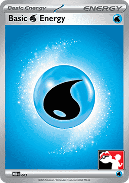 Basic Water Energy 003 — Play! Pokemon Prize Pack Series Nine (English Pokémon TCG card)
