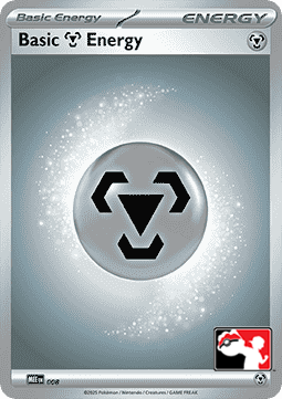 Basic Metal Energy 008 — Play! Pokemon Prize Pack Series Nine (English Pokémon TCG card)