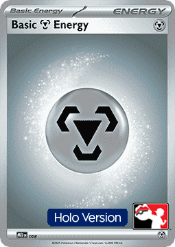 Basic Metal Energy 008 — Play! Pokemon Prize Pack Series Nine (English Pokémon TCG card)