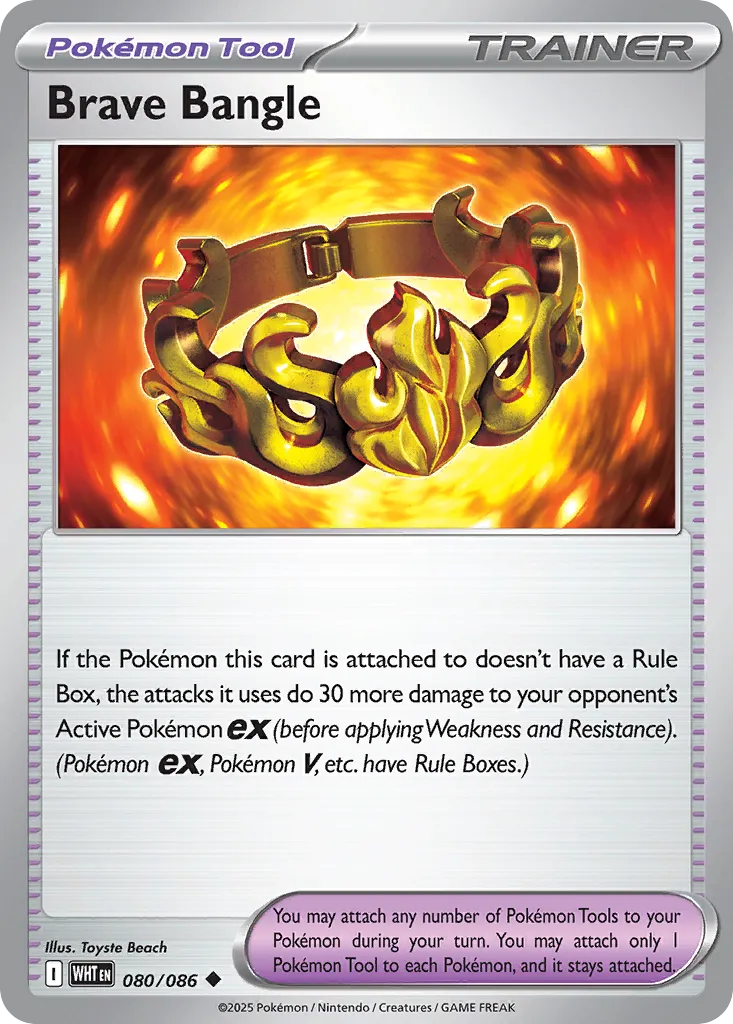Brave Bangle 080 — Play! Pokemon Prize Pack Series Nine (English Pokémon TCG card)