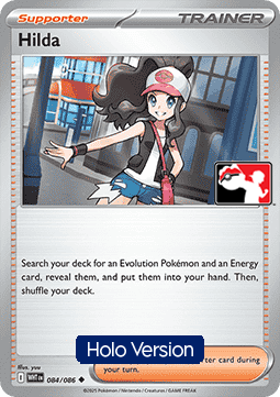 Hilda 084 — Play! Pokemon Prize Pack Series Nine (English Pokémon TCG card)