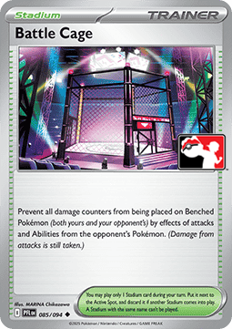Battle Cage 085 — Play! Pokemon Prize Pack Series Nine (English Pokémon TCG card)