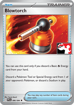 Blowtorch 086 — Play! Pokemon Prize Pack Series Nine (English Pokémon TCG card)