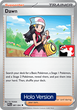 Dawn 087 — Play! Pokemon Prize Pack Series Nine (English Pokémon TCG card)