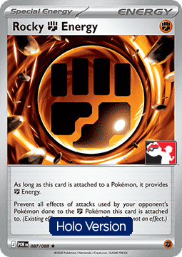 Rocky Fighting Energy 087 — Play! Pokemon Prize Pack Series Nine (English Pokémon TCG card)