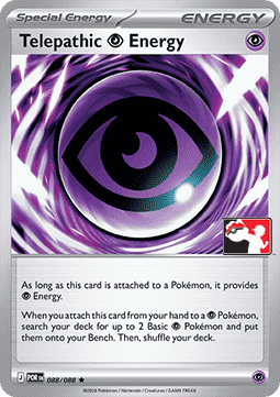 Telepathic Psychic Energy 088 — Play! Pokemon Prize Pack Series Nine (English Pokémon TCG card)