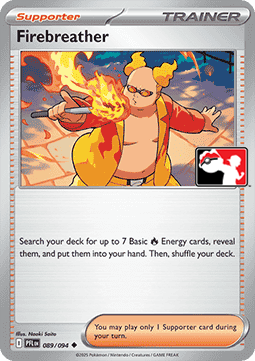 Firebreather 089 — Play! Pokemon Prize Pack Series Nine (English Pokémon TCG card)