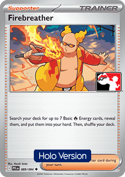 Firebreather 089 — Play! Pokemon Prize Pack Series Nine (English Pokémon TCG card)
