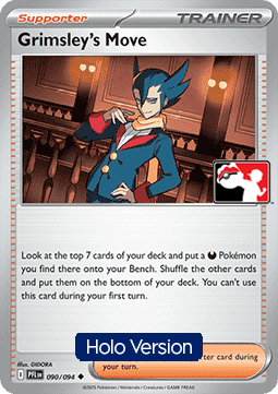 Grimsley's Move 090 — Play! Pokemon Prize Pack Series Nine (English Pokémon TCG card)