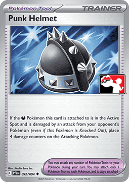Punk Helmet 092 — Play! Pokemon Prize Pack Series Nine (English Pokémon TCG card)