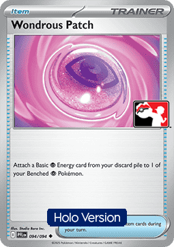 Wondrous Patch 094 — Play! Pokemon Prize Pack Series Nine (English Pokémon TCG card)
