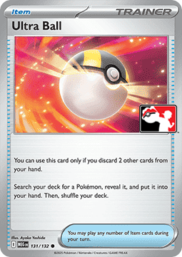 Ultra Ball 131 — Play! Pokemon Prize Pack Series Nine (English Pokémon TCG card)