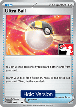 Ultra Ball 131 — Play! Pokemon Prize Pack Series Nine (English Pokémon TCG card)