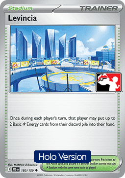 Levincia 150 — Play! Pokemon Prize Pack Series Nine (English Pokémon TCG card)