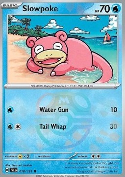 Slowpoke 018 — Prismatic Evolutions: Additionals Singles (English Pokémon TCG card)