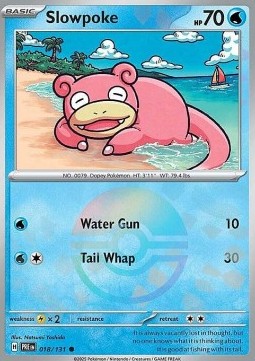 Slowpoke 018 — Prismatic Evolutions: Additionals Singles (English Pokémon TCG card)