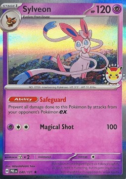 Sylveon 040 — Prismatic Evolutions: Additionals Singles (English Pokémon TCG card)