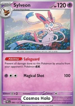 Sylveon 040 — Prismatic Evolutions: Additionals Singles (English Pokémon TCG card)