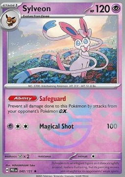 Sylveon 040 — Prismatic Evolutions: Additionals Singles (English Pokémon TCG card)
