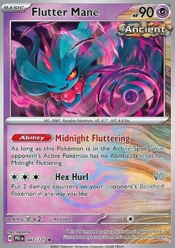 Flutter Mane 043 — Prismatic Evolutions: Additionals Singles (English Pokémon TCG card)