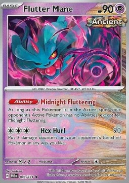 Flutter Mane 043 — Prismatic Evolutions: Additionals Singles (English Pokémon TCG card)