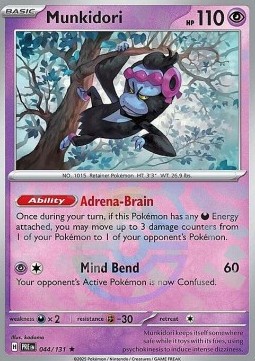Munkidori 044 — Prismatic Evolutions: Additionals Singles (English Pokémon TCG card)