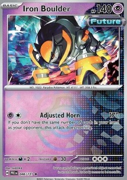 Iron Boulder 046 — Prismatic Evolutions: Additionals Singles (English Pokémon TCG card)